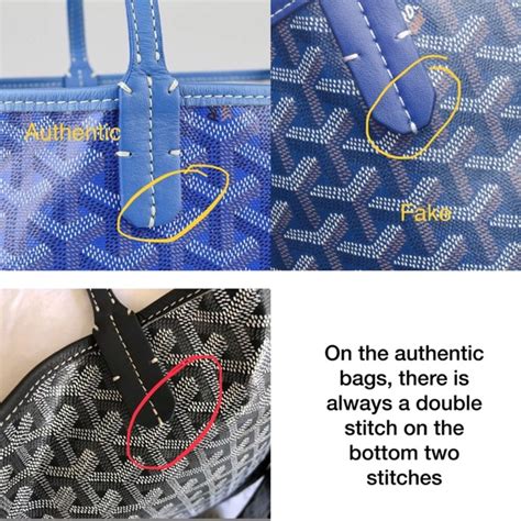 how to spot fake goyard bag